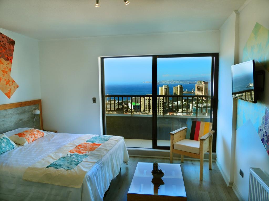 Hotel Boutique Cielo Abierto Valparaíso Esterno foto