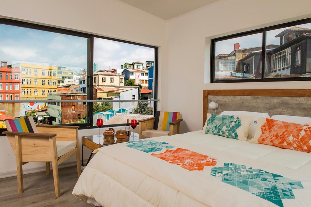 Hotel Boutique Cielo Abierto Valparaíso Esterno foto